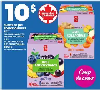 Provigo SHOTS DE JUS FONCTIONNELS PC, 4 UN offer