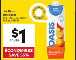 Giant Tiger Oasis juice offer