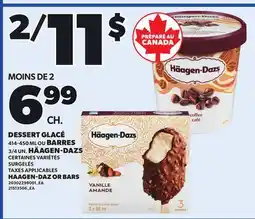 Provigo DESSERT GLACÉ 414-450 ML OU BARRES 3/4 UN. HÄAGEN-DAZS offer