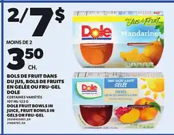 Provigo BOLS DE FRUIT DANS DU JUS, BOLS DE FRUITS EN GELÉE OU FRU-GEL DOLE 107 ML-123 G offer