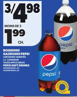 Provigo BOISSONS GAZEUSES PEPSI 2 L offer
