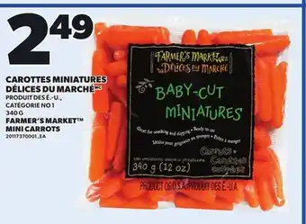 Provigo CAROTTES MINIATURES DÉLICES DU MARCHÉ 340 G offer