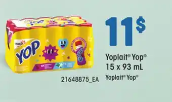 Provigo YOPLAIT YOP , 15 X 93 ML offer