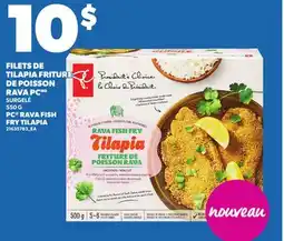 Provigo FILETS DE TILAPIA FRITURE DE POISSON RAVA PC 550 G offer