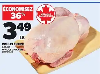 Provigo POULET ENTIER offer