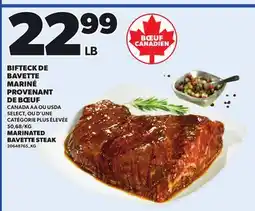 Provigo BIFTECK DE BAVETTE MARINÉ PROVENANT DE BŒUF offer