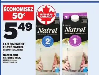 Provigo LAIT FINEMENT FILTRÉ NATREL, 2L offer