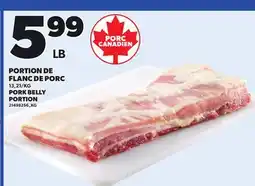 Provigo PORTION DE FLANC DE PORC offer