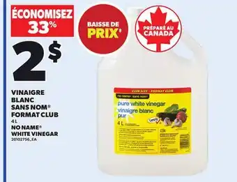 Provigo VINAIGRE BLANC SANS NOM , 4L offer