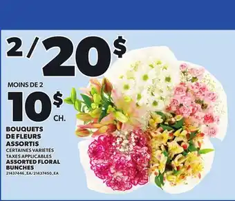 Provigo BOUQUETS DE FLEURS ASSORTIS offer