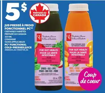 Provigo JUS PRESSÉ À FROID FONCTIONNEL PC 333 ML offer