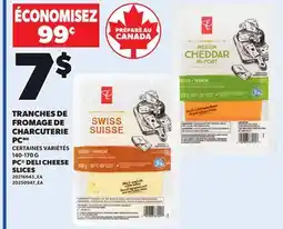 Provigo TRANCHES DE FROMAGE DE CHARCUTERIE PC, 140-170 G offer