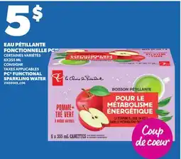 Provigo EAU PÉTILLANTE FONCTIONNELLE PC 6X355 ML offer