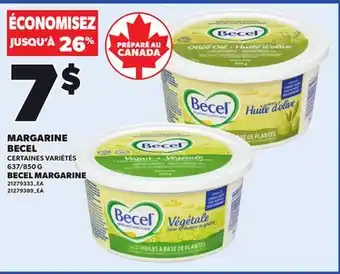 Provigo MARGARINE BECEL 637/850 G offer
