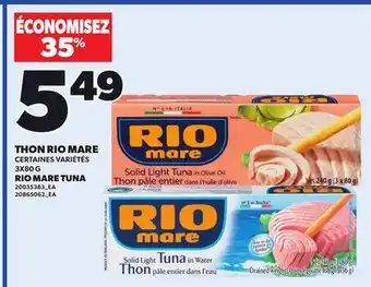 Provigo THON RIO MARE 3X80 G offer