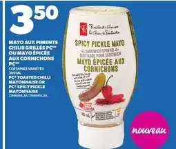 Provigo MAYO AUX PIMENTS CHILIS GRILLÉS PC OU MAYO ÉPICÉE AUX CORNICHONS PC 300 ML offer