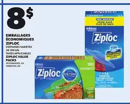 Provigo EMBALLAGES ÉCONOMIQUES ZIPLOC, 38-180 UN offer