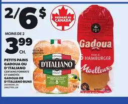 Provigo PETITS PAINS GADOUA OU D'ITALIANO offer