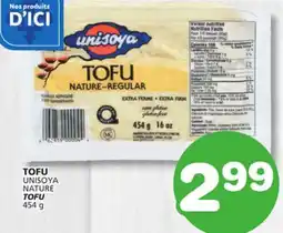 Marches Tradition UNISOYA NATURE TOFU offer