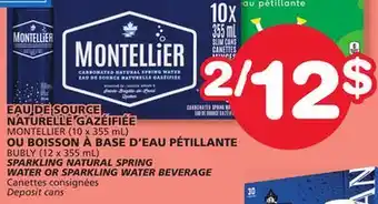 Marches Tradition NATURAL SPRING WATER OR SPARKLING WATER BEVERAGE offer