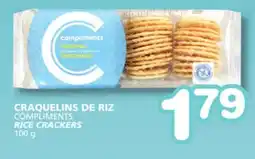 Marches Tradition COMPLIMENTS RICE CRACKERS offer