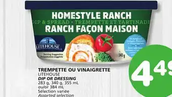 Marches Tradition LITEHOUSE DIP OR DRESSING offer
