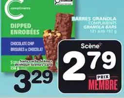 Marches Tradition COMPLIMENTS GRANOLA BARS offer