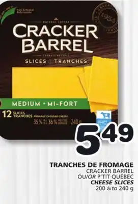Marches Tradition CRACKER BARREL CHEESE SLICES offer