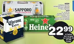 Marches Tradition CORONA EXTRA, HEINEKEN (12 x 330 mL) OR SAPPORO (12 x 355 mL) BEER offer