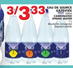 Marches Tradition ESKA CARBONATED SPRING WATER offer