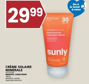 Rachelle-Bery Grocery ATTITUDE MINERAL SUNSCREEN offer