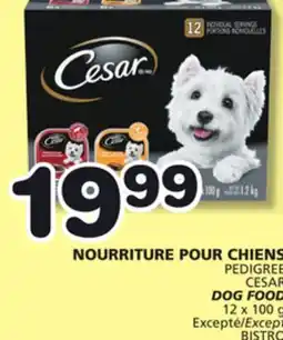 Marches Tradition PEDIGREE CESAR CESAR DOG FOOD offer
