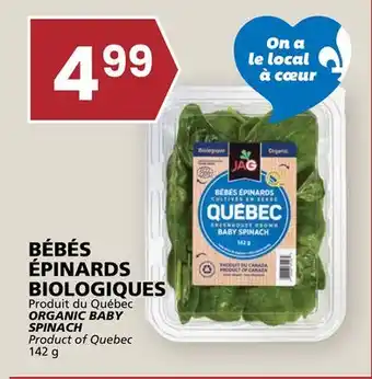 Rachelle-Bery Grocery ORGANIC BABY SPINACH offer