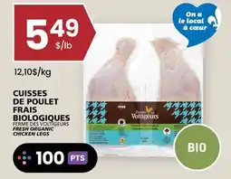 Rachelle-Bery Grocery FERME DES VOLTIGEURS FRESH ORGANIC CHICKEN LEGS offer