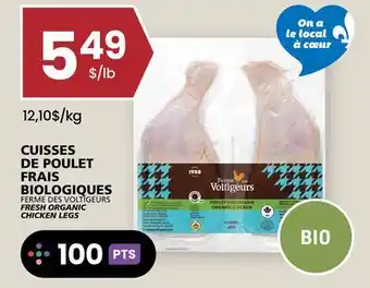 Rachelle-Bery Grocery FERME DES VOLTIGEURS FRESH ORGANIC CHICKEN LEGS offer