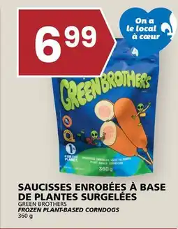 Rachelle-Bery Grocery GREEN BROTHERS FROZEN PLANT-BASED CORNDOGS offer