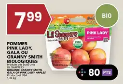 Rachelle-Bery Grocery lIL SNAPPERS ORGANIC GRANNY SMITH, GALA OR PINK LADY APPLES offer