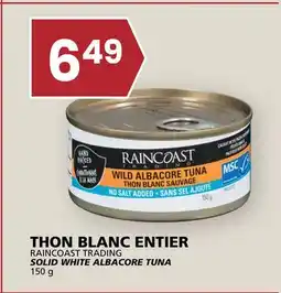 Rachelle-Bery Grocery RAINCOAST TRADING SOLID WHITE ALBACORE TUNA offer