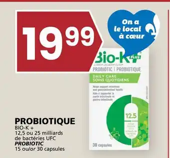 Rachelle-Bery Grocery BIO-K + 12,5 ou 25 milliards de bactéries UFC PROBIOTIC offer