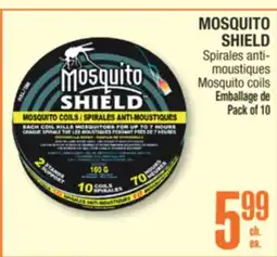 Jean Coutu MOSQUITO SHIELD Mosquito coils offer