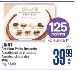 Jean Coutu LINDT Creation Petits Desserts Assorted chocolates offer