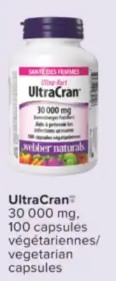 Jean Coutu WEBBER NATURALS 30000 mg offer