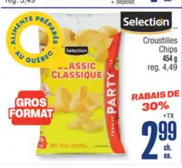 Jean Coutu SELECTION Chips offer
