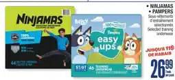 Jean Coutu NINJAMAS, PAMPERS Selected training underwear offer