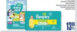 Jean Coutu PAMPERS Selected diapers and wipes offer