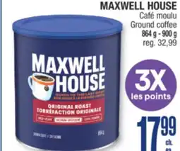 Jean Coutu MAXWELL HOUSE Ground coffee offer