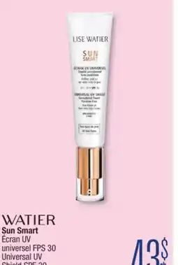 Jean Coutu WATIER Sun Smart Universal UV Shield SPF offer