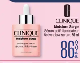 Jean Coutu CLINIQUE Moisture Surge Active glow serum offer