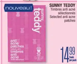 Jean Coutu SUNNY TEDDY Selected anti acne patches offer