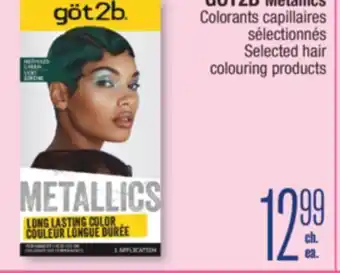 Jean Coutu GÖT2B Metallics Selected hair colouring products offer